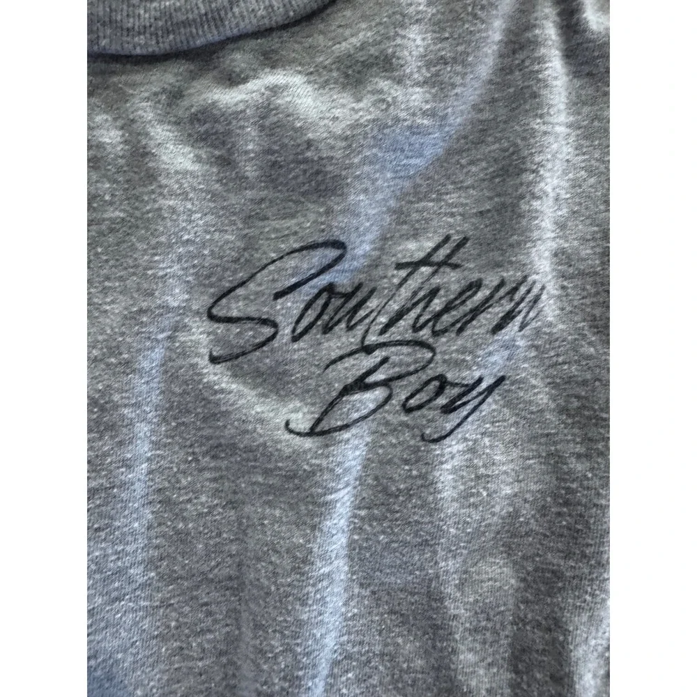 Southern Boy Co Kids Gray Jingle Bells Shotgun Shells Long Sleeve Shirt 6201